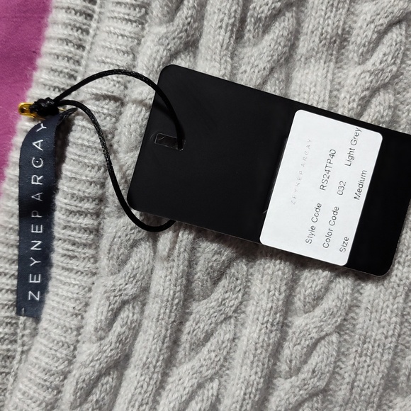 Zeynep Arcay 1 Shoulder Cashmere Top (M/6) - Picture 4 of 8